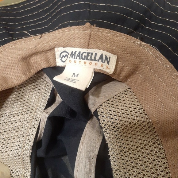 NWOT Magellan Outdoors Mesh Sun Fishing Camping Vented Bucket Hat size Medium - Picture 6 of 6